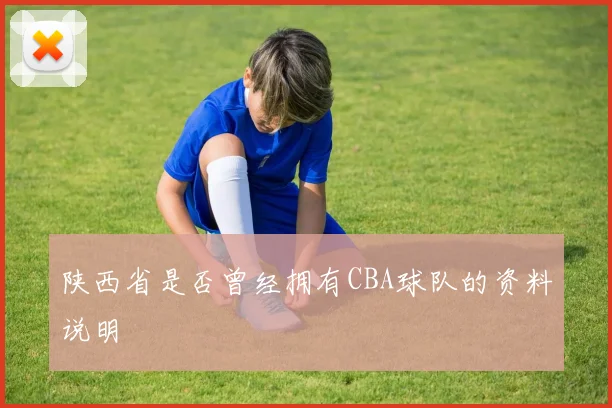 陕西省是否曾经拥有CBA球队的资料说明